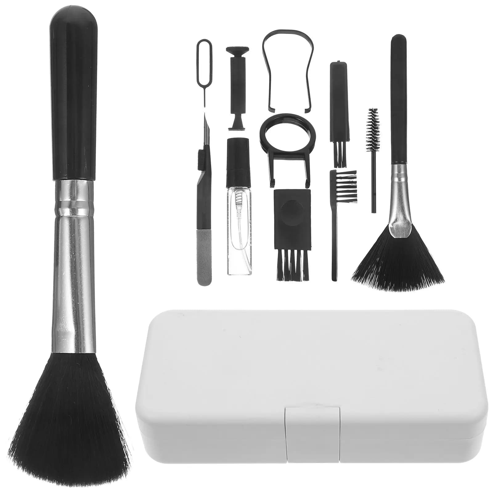 1Set Multipurpose Earphone Cleaner Kit Portable Headphone Cleaning Tools Electronics Dust Cleaning Set Headphone Cleaner Kit