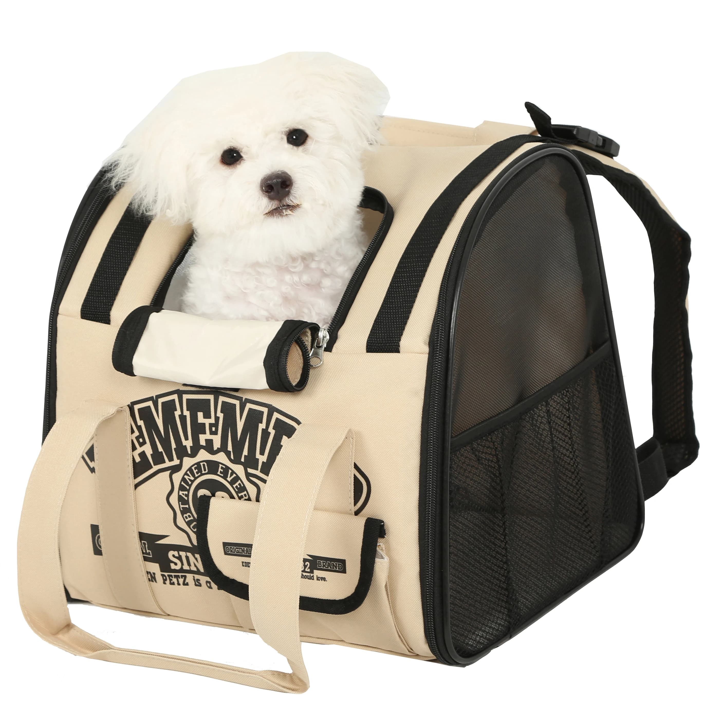 Promozione! Zaino per cani e gatti Borsa per seggiolino auto Zaino per animali da viaggio a doppia spalla per trasporto comfort