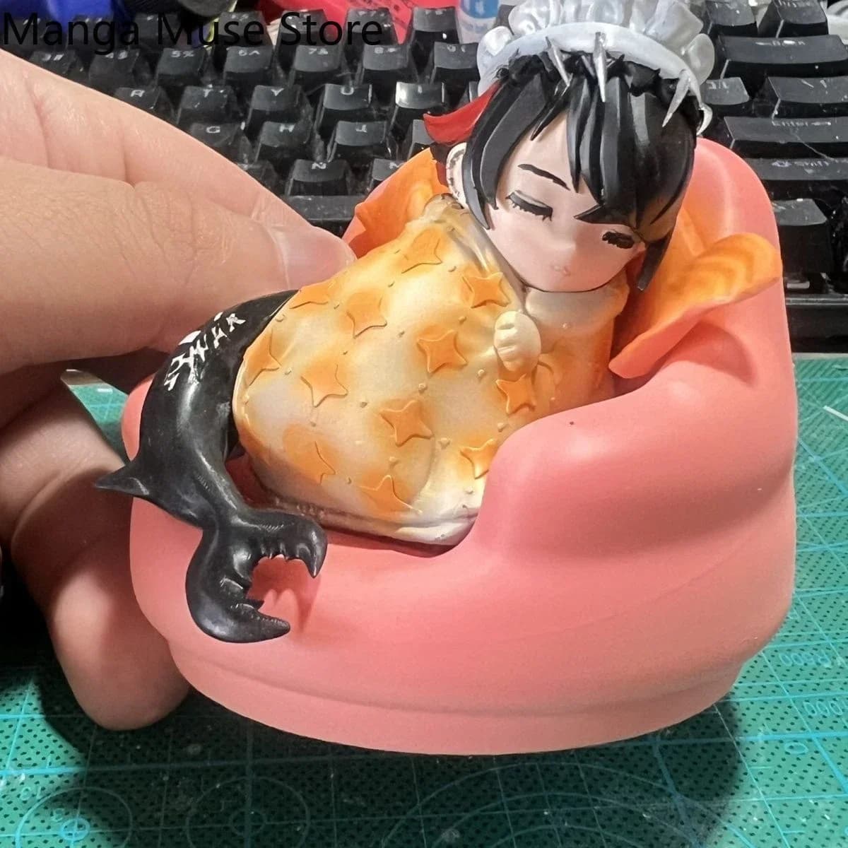 Anime Zenless Zone Zero Ellen Joe Kawaii Figurine Desktop Ornament Cartoon Display Figure Room Birthday Gift Cosplay Xmas