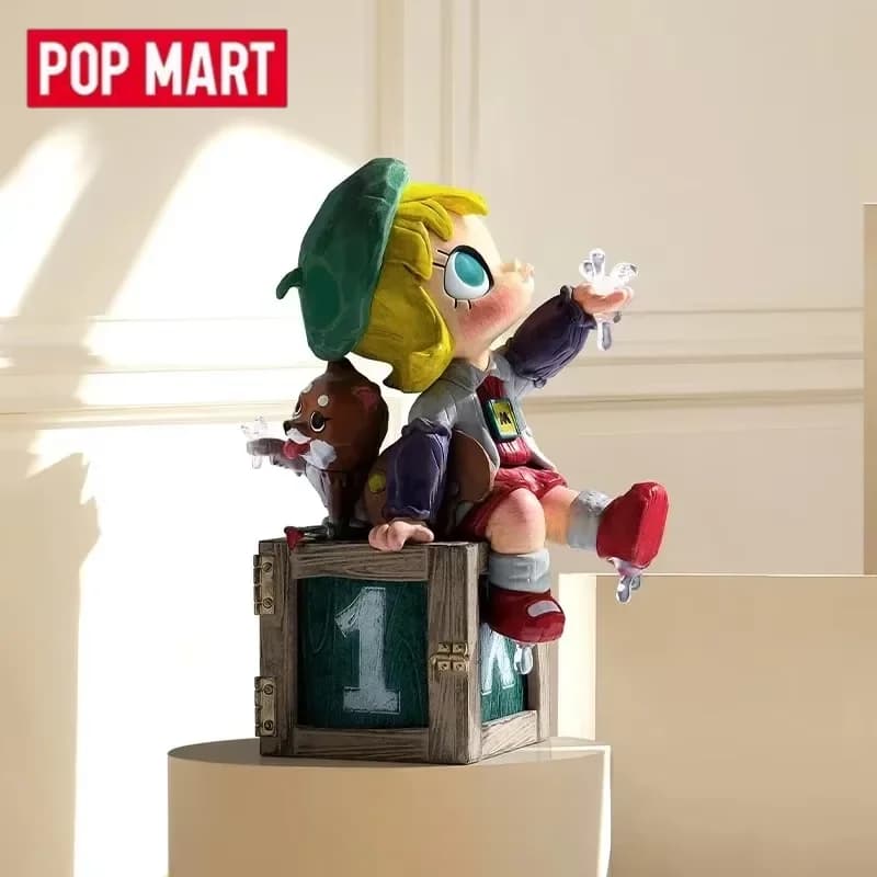 POP MART MOLLY Statue di anniversario Classica retrò Serie 2 Scatola cieca Giocattoli Scatola misteriosa Guess Bag Doll Cute Anime Figure Desktop