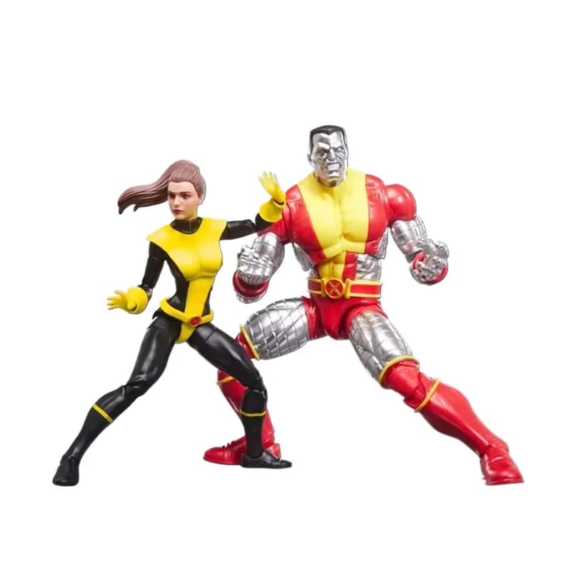 Genuino Marvel Legends X-Men Colosus And Shadowcat 2-Pack Kitty Pryde Modello Garage Kit Anime Periferica Action Figure Regalo