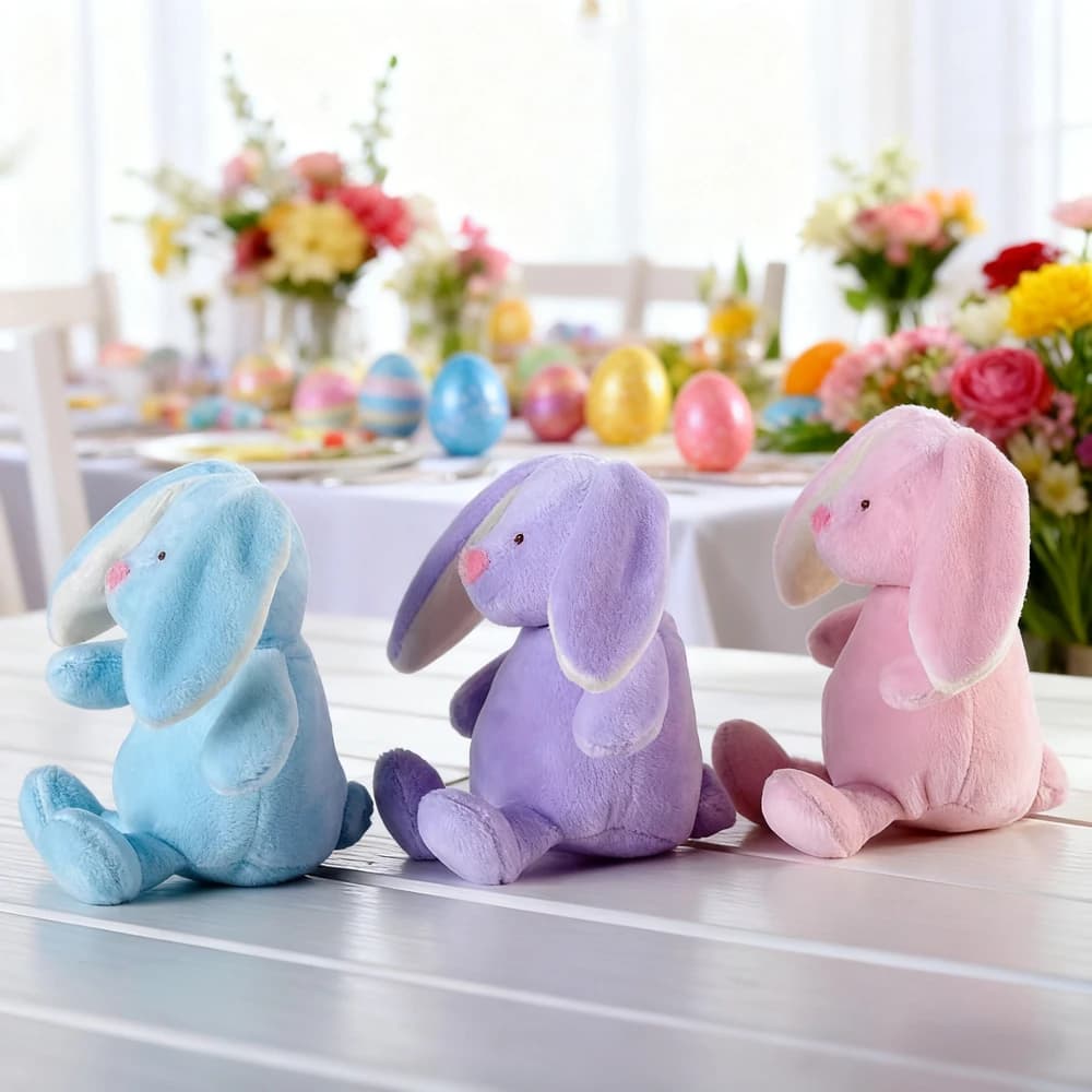Mini coniglietto peluche ripiene di peluche per bambini, regalo di Pasqua - Peluche coccoloso abbracciabile per bambini