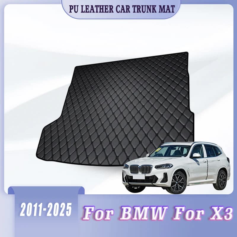 Car Trunk Carpets Mats For BMW X3 2025 2024 2023 2022 2021 2020 2019 2018 2017 2016 2015 2014 2013 2012 2011 Auto Accessories