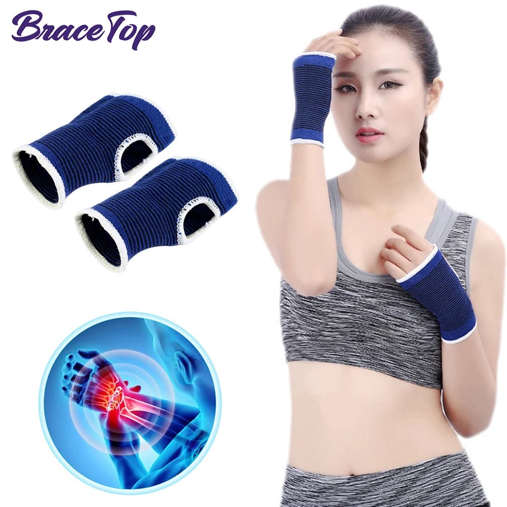 BraceTop Sports Wrist Brace for Gym Support Gloves for Home Wrist Support Hand Protector for Carpal Tunnel Tents Pain relief