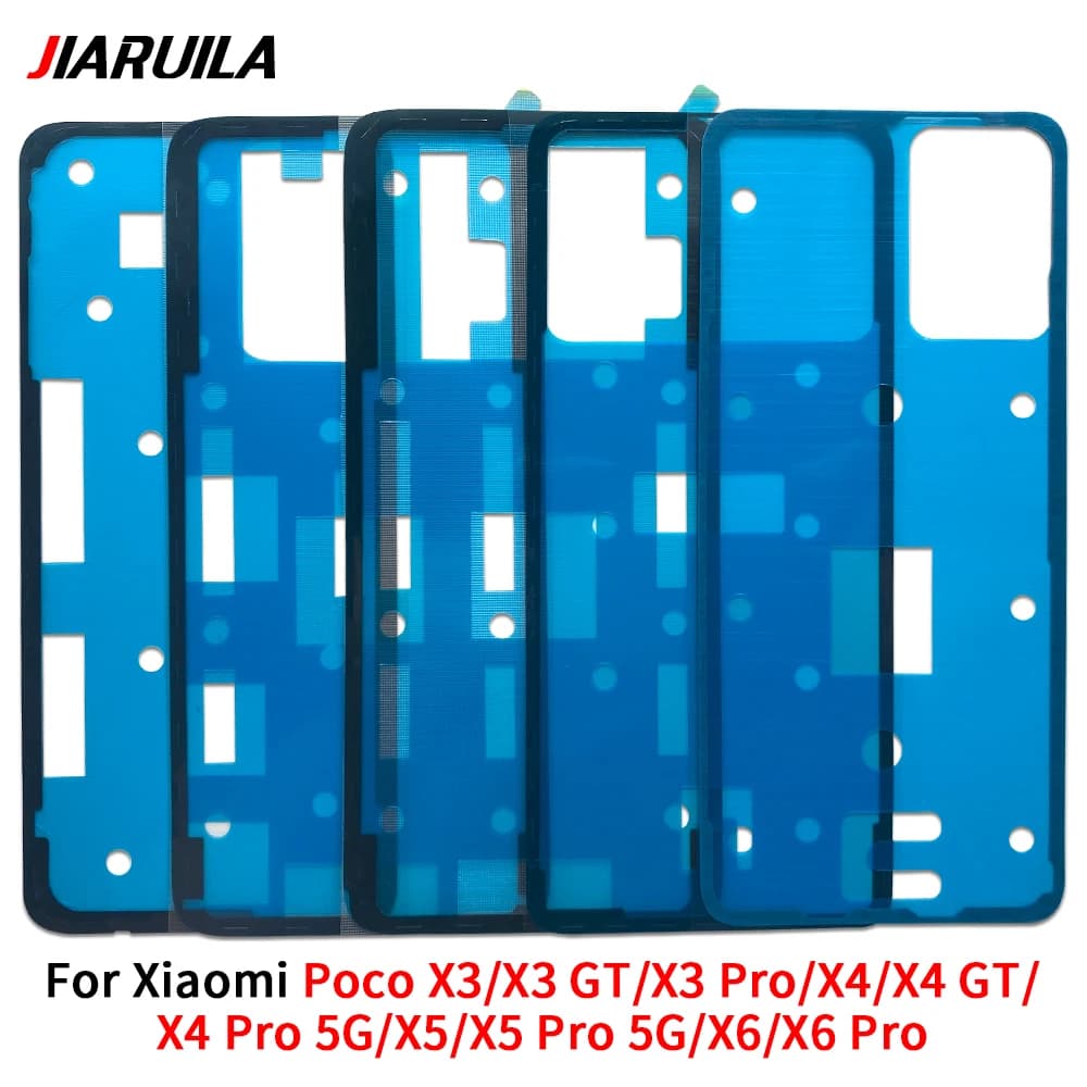 NUOVO Alloggiamento Della Batteria Posteriore Della Cassa Adesivo Colla Adesiva Impermeabile Della Copertura Posteriore Nastro Adesivo Per Xiaomi Poco X3 Pro X4 GT X5 X6 Pro 5G