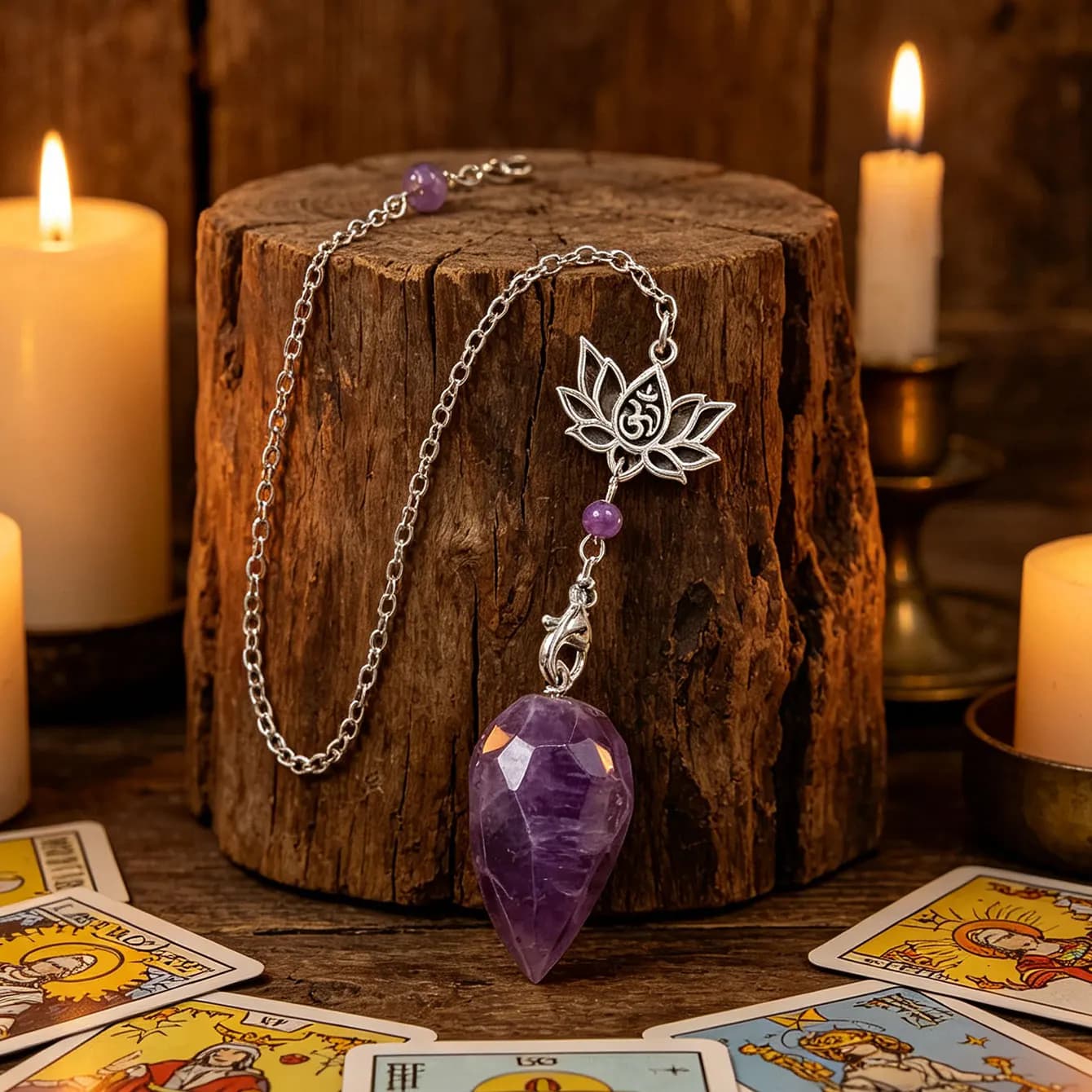 Pendolo in Cristallo di Pietra Naturale per Divinazione, Rabdomanzia, Reiki, Ametiste, Quarzo Rosa, Ossidiana Nera, Pendolo Spirituale x229