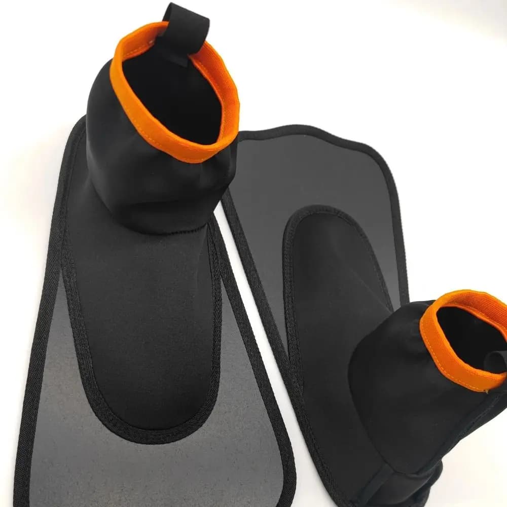Wrapped Feet Design Snorkel Split Swim Flippers Breathable Highly Stretchable Diving Frog Shoe Travel Size Comfortable