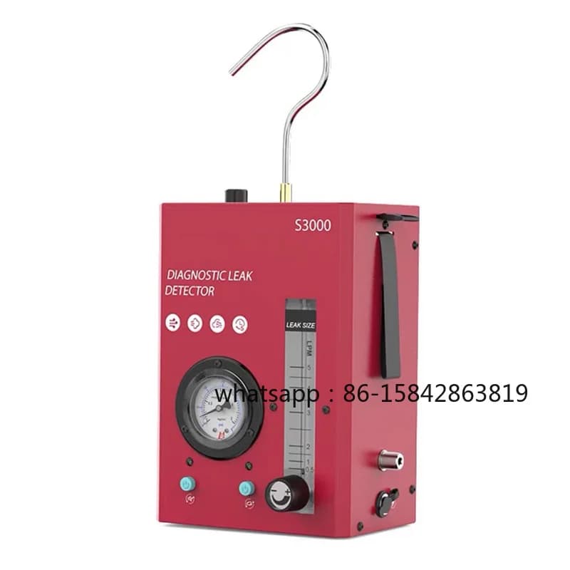 S3000 car smoke leak detector EVAP smoke machine vacuum tester car and motorcycle fuel pipe leak locator