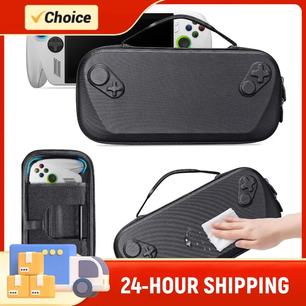 Custodia per Console di Gioco ROG XBOX Ally, Organizzatore da Viaggio 3 in 1, Borsa Antiurto per Console, Accessori per Gaming