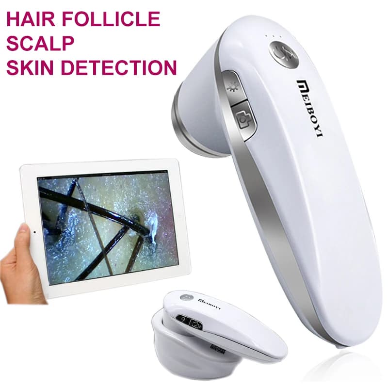200X hair polymer scalp detector APP Wireless WIFI digital skin analyzer tool for microscope High definition skin tester 2024 new