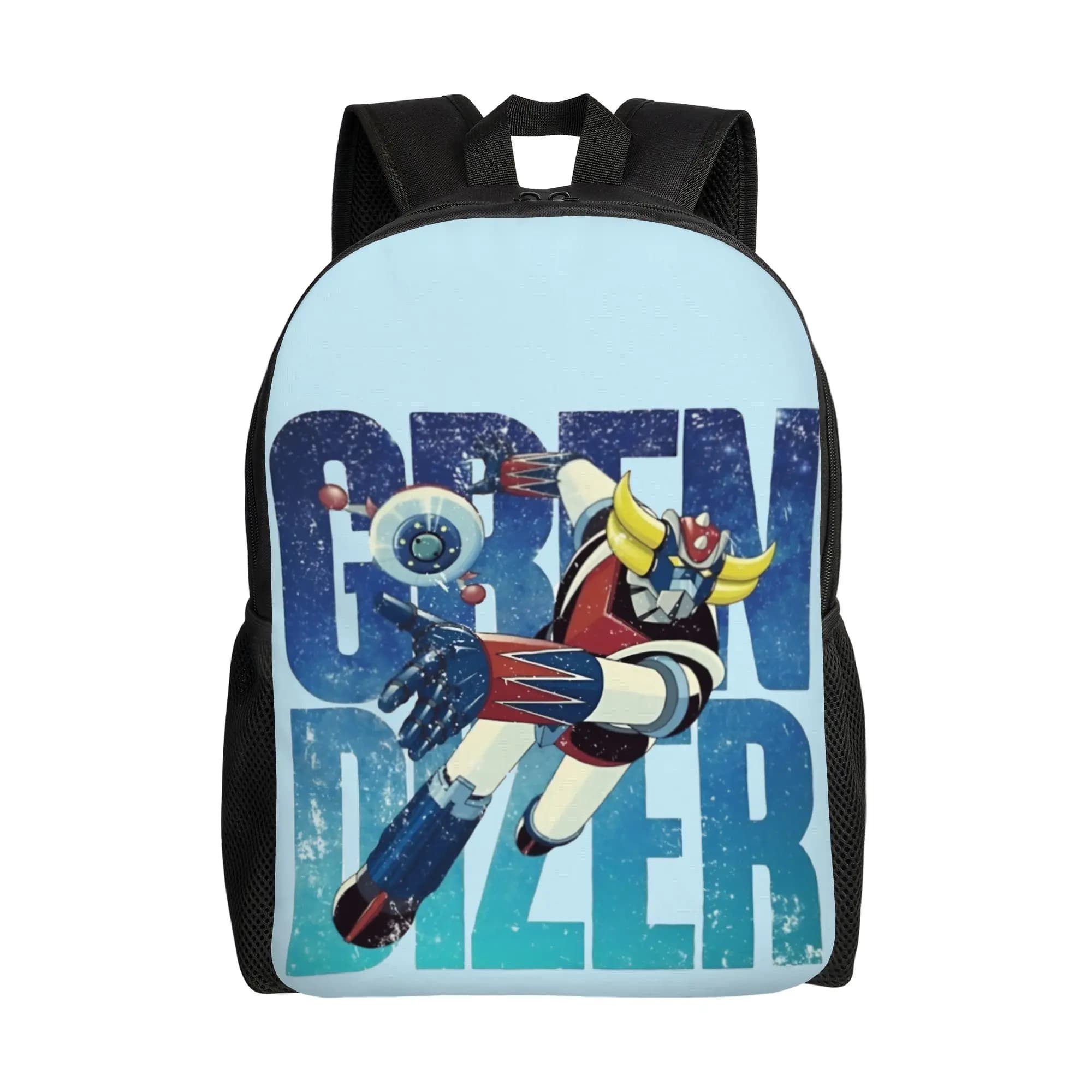Robo Grendizers Backpacks for Women Men School College Students Bookbag Fits 15 Inch Laptop Anime Bags