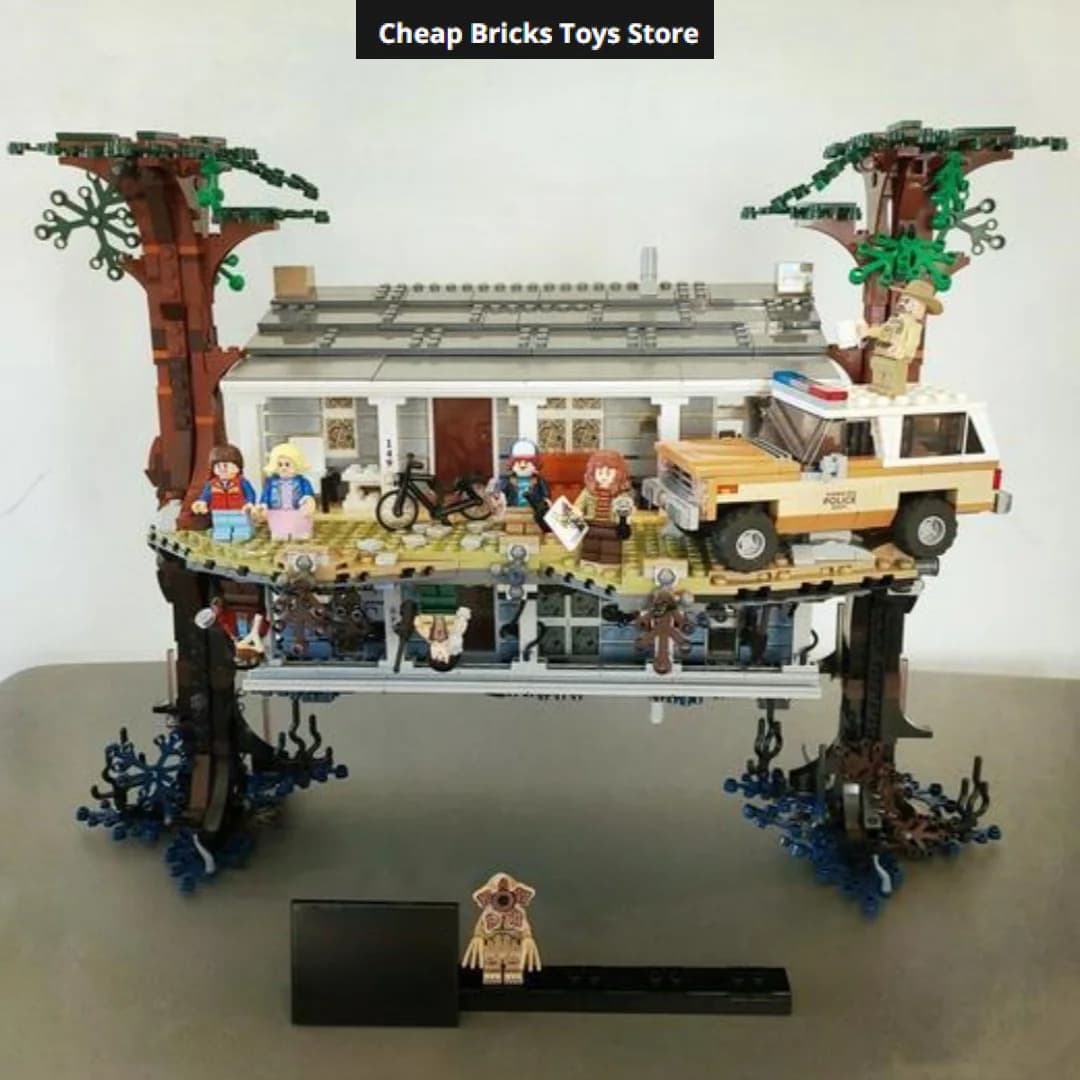 Christmas Gifts Upside Down House Bricks Building Blocks Compatible 2287pcs Reversible Dual Scene Building Model Toys for Adults