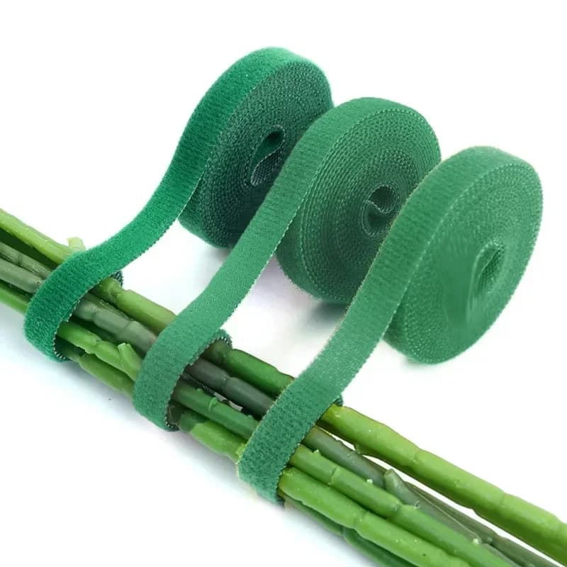 Fascetta per cavi in nylon per piante autoadesive Piante verdi regolabili Supporto per gancio Fasciatura per spago da giardino Strisce di nastro di fissaggio riutilizzabili