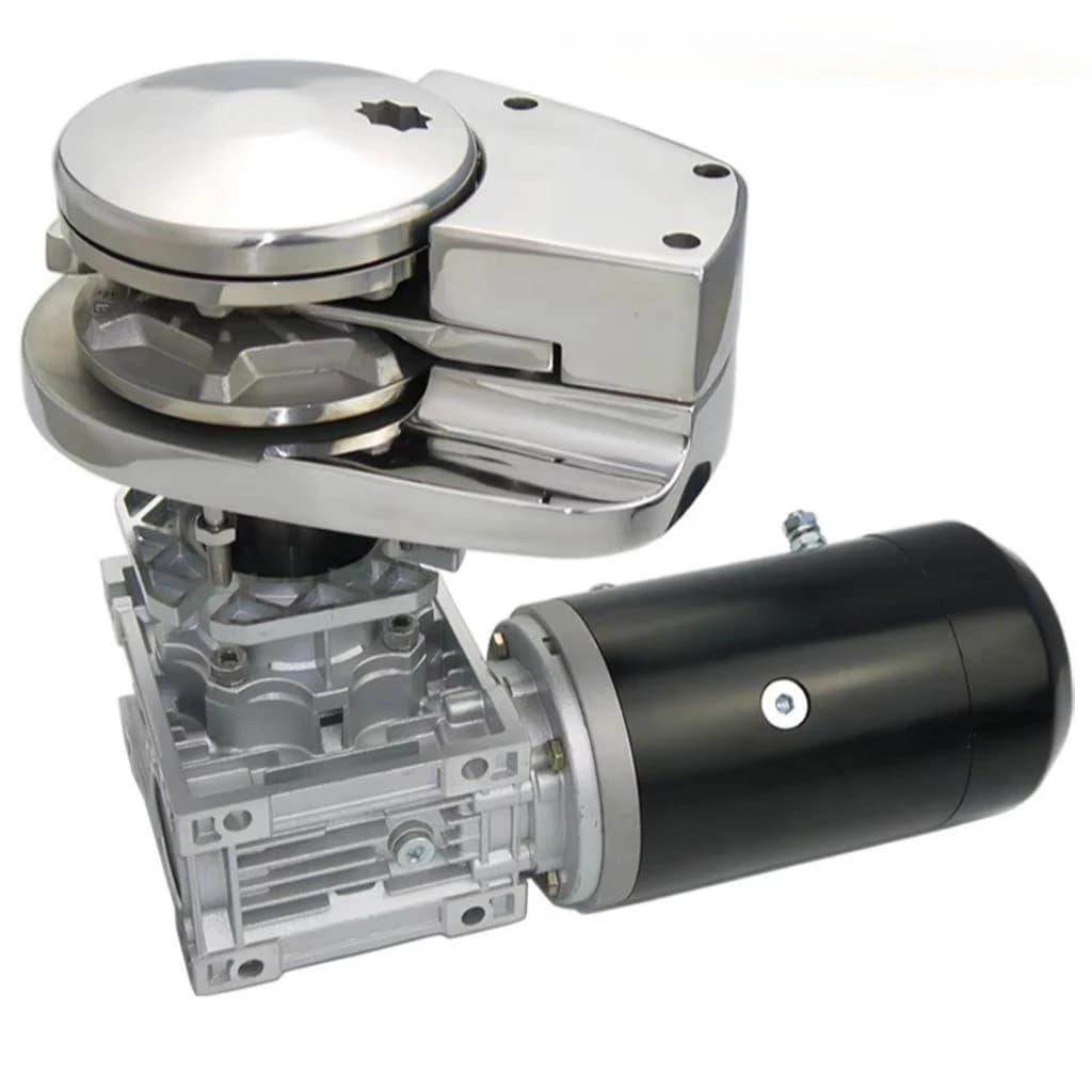 Verricello Ancoraggio Verticale per Barche e Yacht in Acciaio Inox 316L 12V 24V 1200W/1500W/2000W