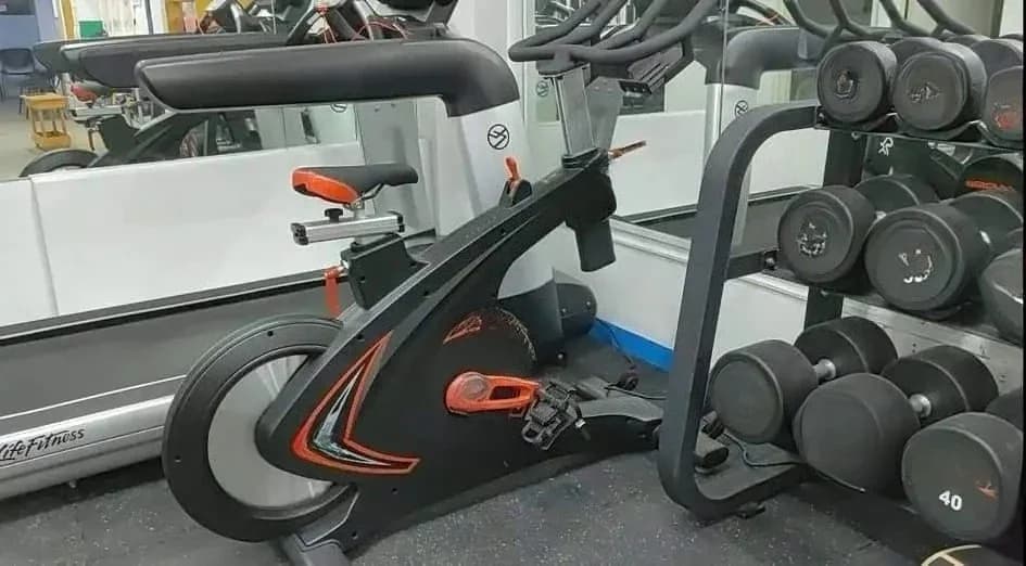 Cyclette Magnetica, Bici da Spinning per Fitness Indoor, Bicicletta da Palestra con Sistema Magnetico