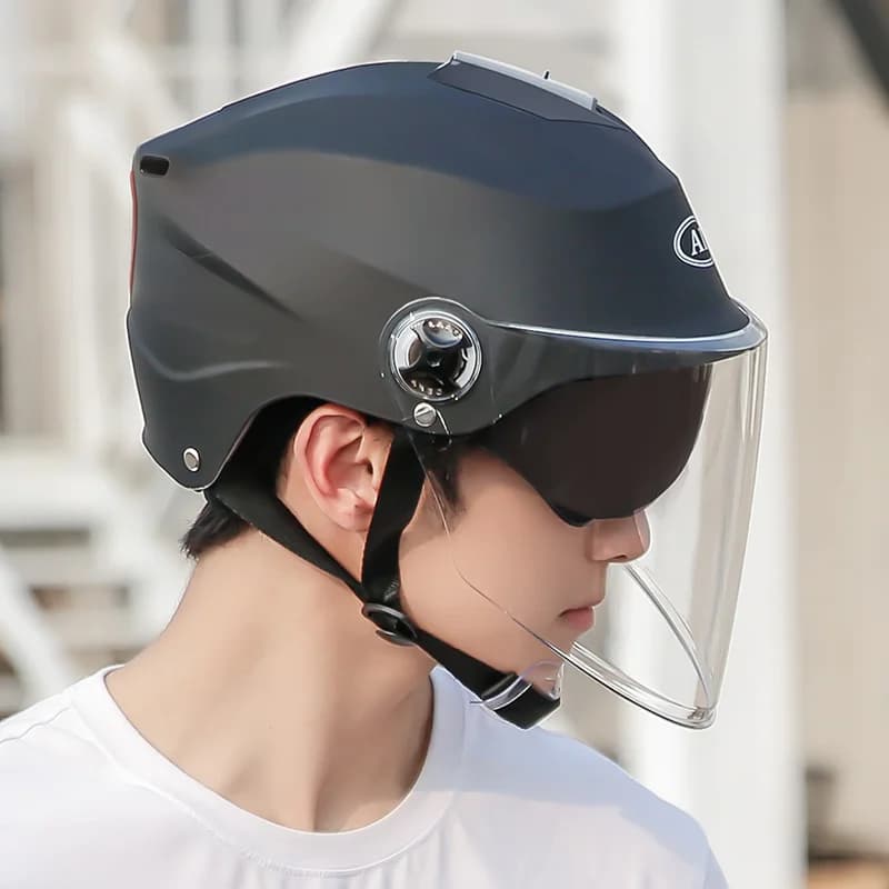 Electric Scooter Helmet Summer V Chopper Motorcycle Helmets Safety Waterfall Soman Urban Articles Woman Men Moto Equipment