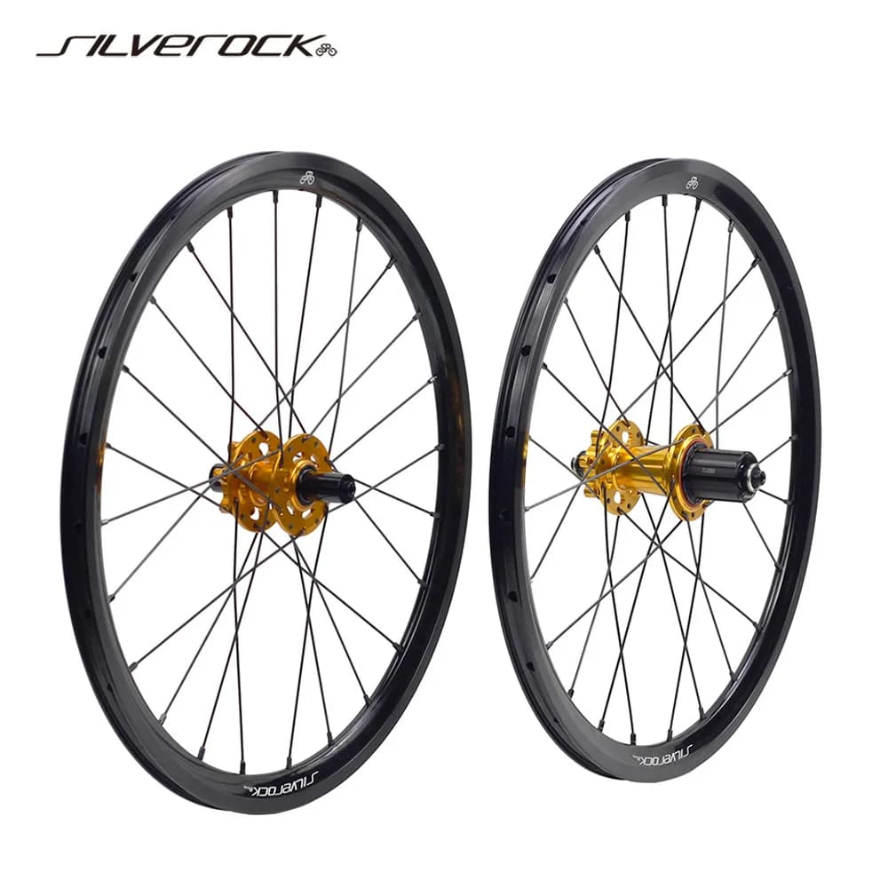 Ruote in lega SILVEROCK XR240 20 pollici 406 18 pollici 355 freno a disco per Birdy GT bici pieghevole copertoncino rumore set di ruote per bicicletta