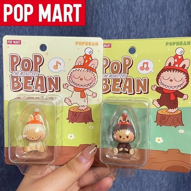 POP MART 10th Anniversary Labubu Serie Headphone Case POPBEAN Blind BoxThe Monster Forest Fairy Tale Anime Figure Ornament Gift
