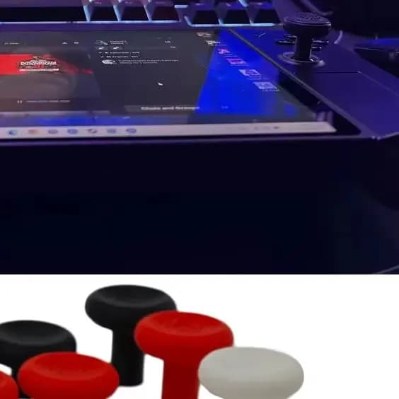 1 paio di coperchi bilancieri di ricambio modificati per il controller della maniglia del gioco Legion Go, guscio del joystick a bilanciere, stile alto/basso