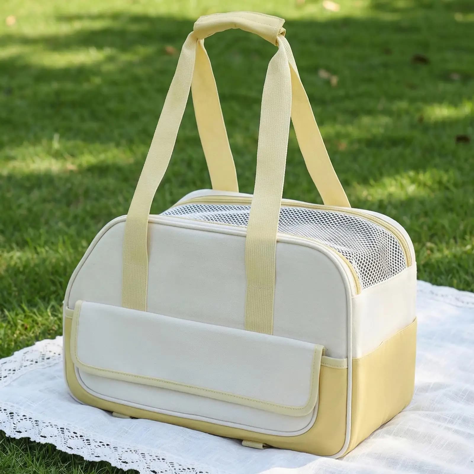 Pet Carrier For Dogs Smooth Zipper Comfort Handle Portable Pouch Small Dog Bag Carrier Pet Supplies For Kitten Puppy Animal