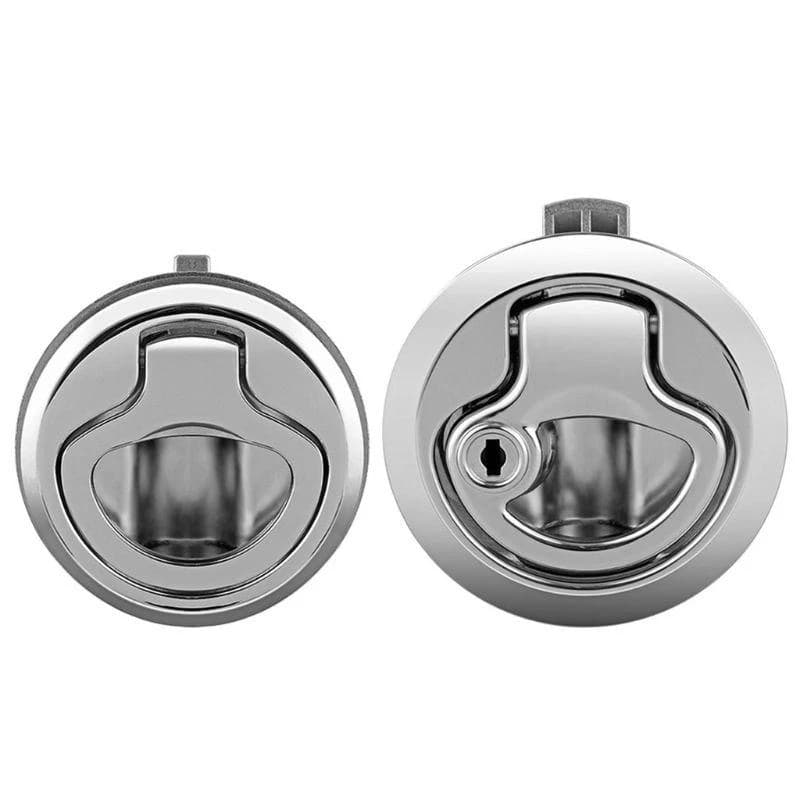 Marine Boat Push Knob RV Cabinet Drawer Safety Cabinet Pull in metallo per Hatch Hand D7YA