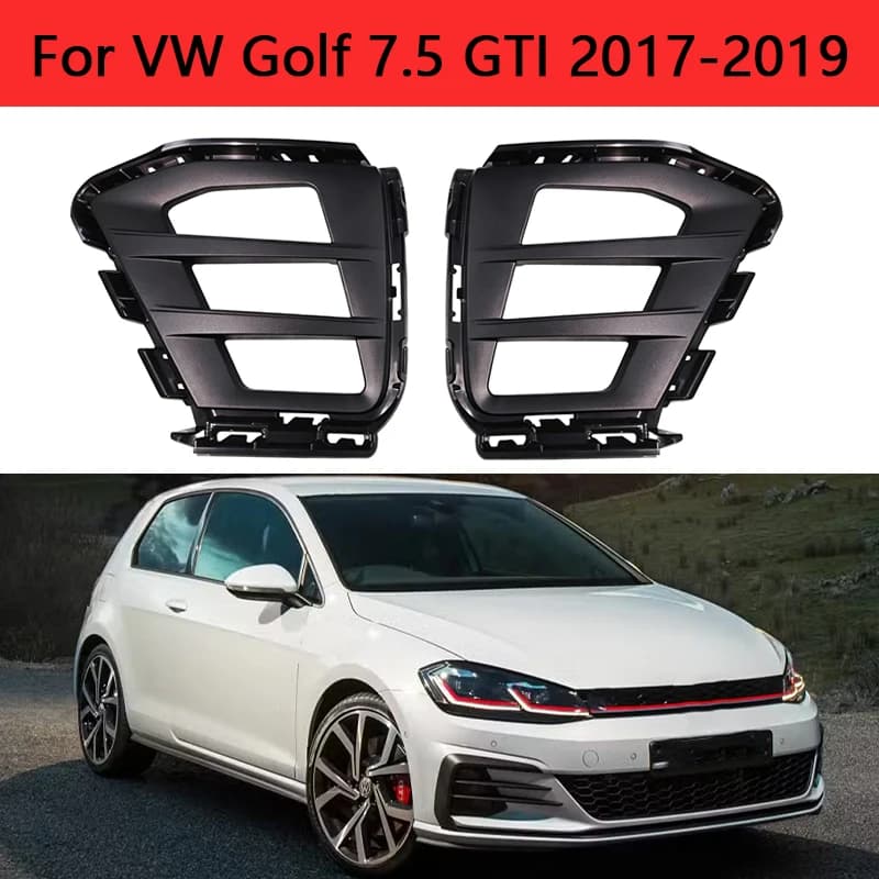Auto Parts Front Fog Lamp Frame High Quality Front Bumper Fog Light Frame Cover For Volkswagen VW Golf 7.5 GTI 2017 2018 2019
