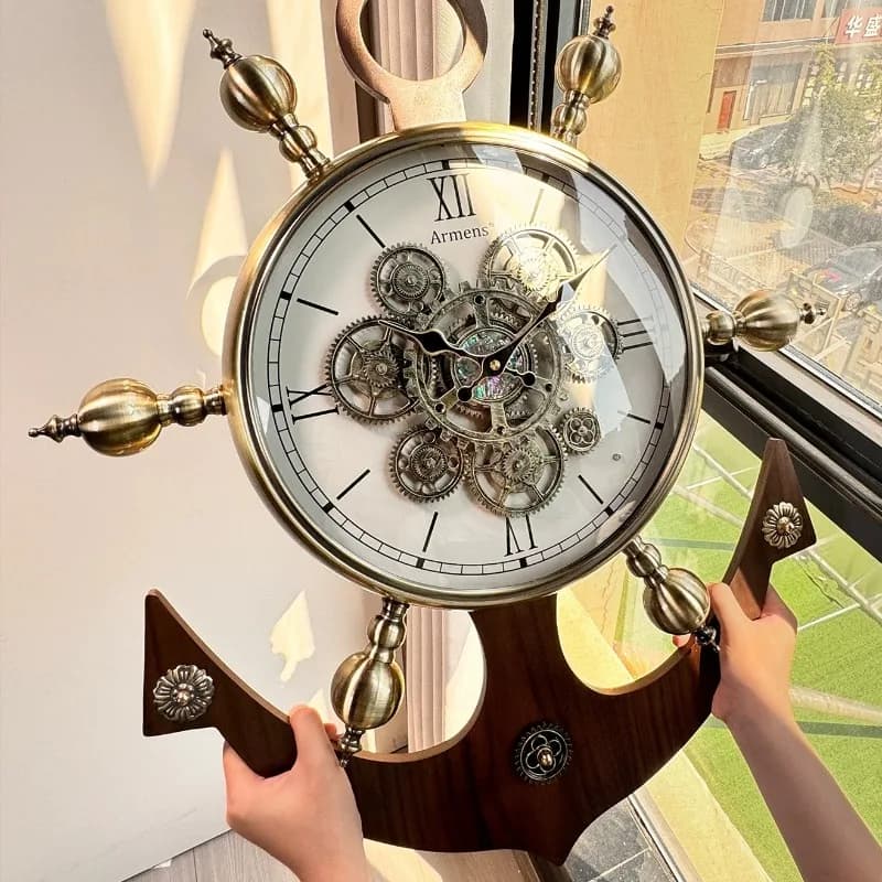 Design Unique Art Kitchen Wall Clock Nordic Minimalist Living Room Aesthetic Wall Clock Decor Luxury Ornament Home Decoration