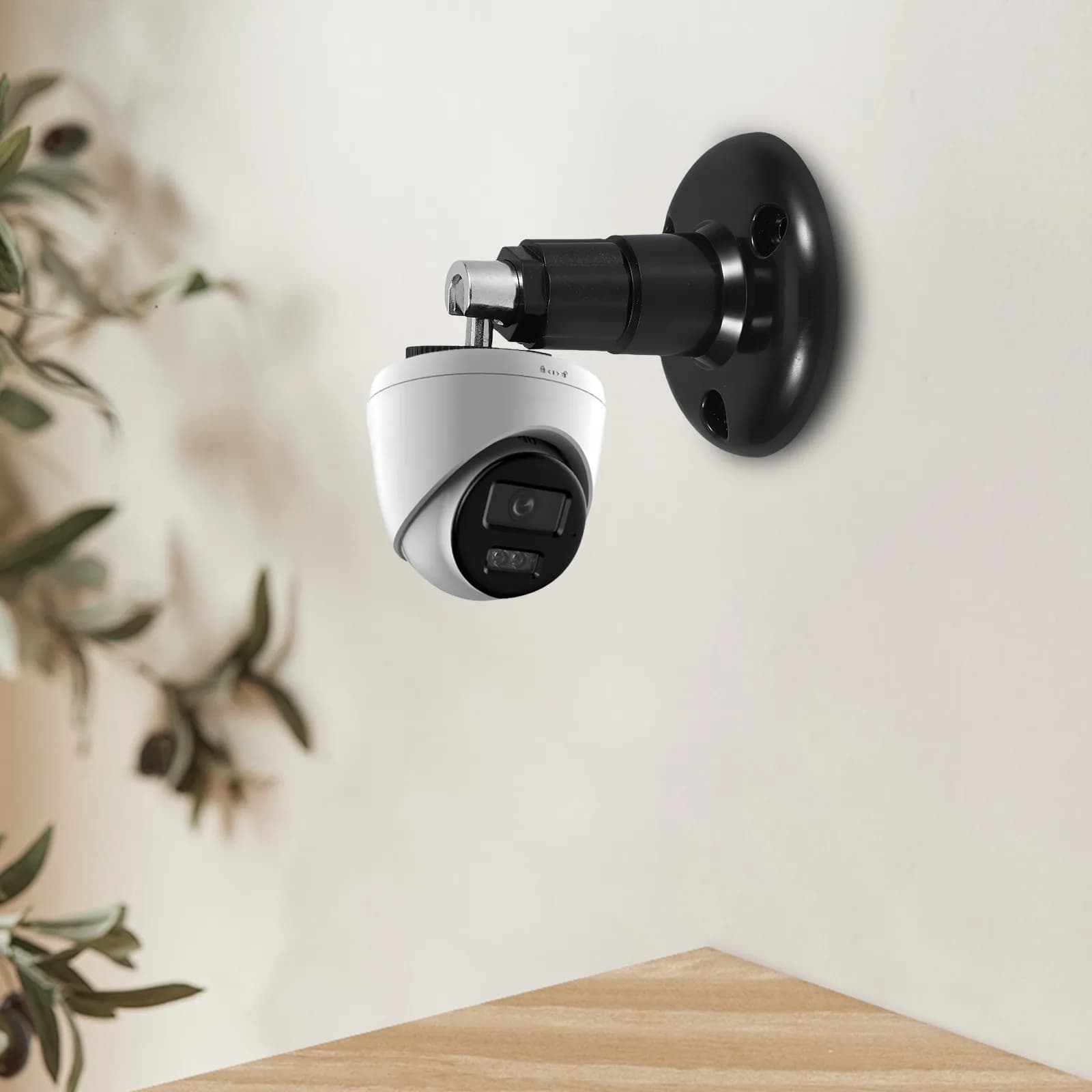 3Pcs Camera Wall Bracket Adjustable Mount Security Camera Indoor Outdoor Stable Easy Installation Bracket Projector Wall Mount