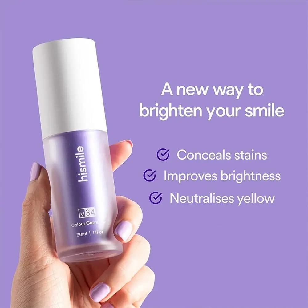 V34 Purple Press Dentifricio Mousse 30ml Alito Fresco Sbiancante Pulizia Orale Cura Dentale Multi-Effetto Pulisce la Cavità Orale 2026
