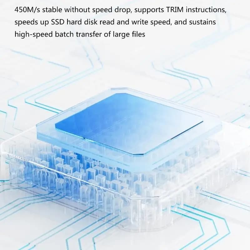 Cavo adattatore a USB 652F per disco rigido da 2,5 pollici HDD SSD Cavo convertitore adattatore per disco rigido 6 Gbps