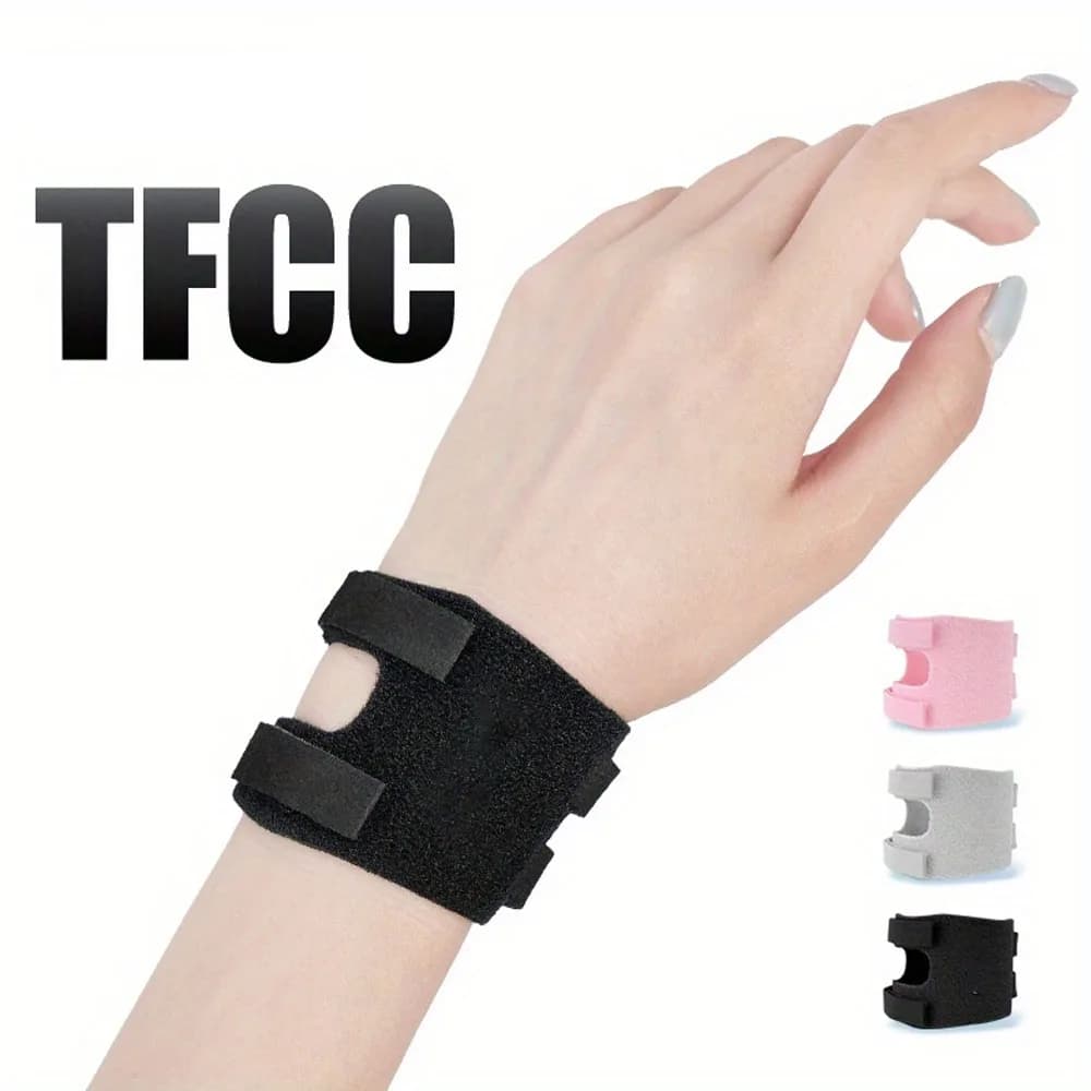 1 pz Supporto Regolabile per Polso, Fascia Sottile per Sport e Yoga, Tutore per TFCC e Fibrocartilagine Triangolare, Fissaggio Ulnare