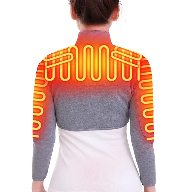 Febbre abbigliamento collo spalla braccio impacco caldo riscaldamento spalla protezione fredda riscaldamento elettrico gilet per dormire signore portatili
