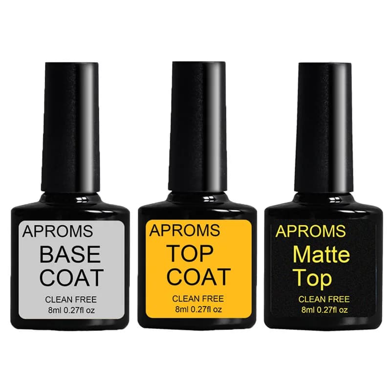 QI DUO 8ml No Wipe Top Base Coat Nail Gel Polish Design Enhancer vernice Semi permanente Soak Off UV LED Nail Art Tool