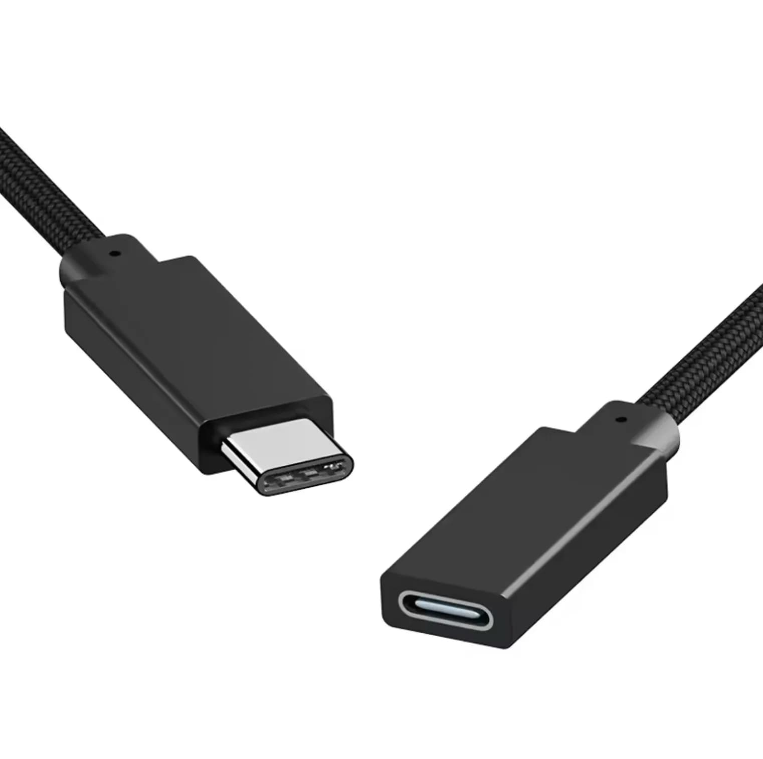 Custodia in metallo Superspeed cavo di prolunga da USB 3.1 tipo c a usb c femmina prolunga di ricarica da 100W