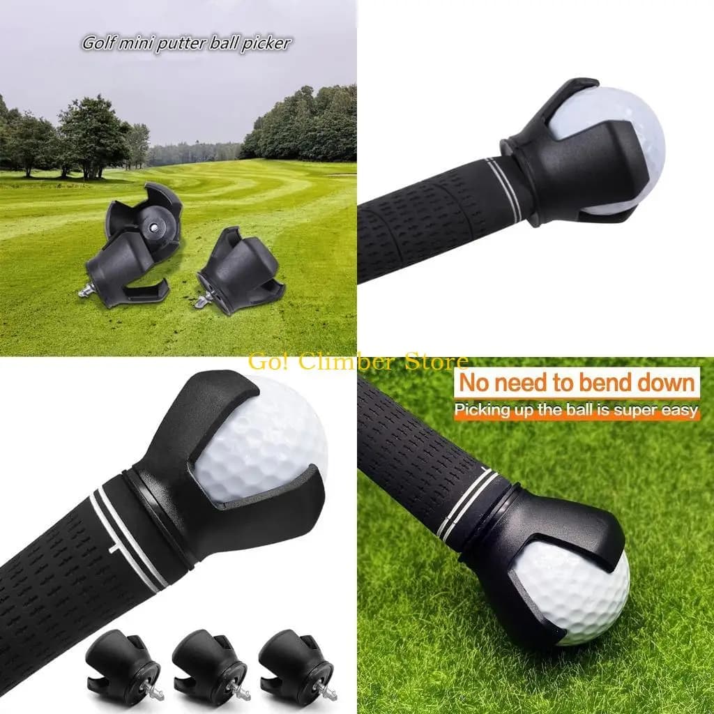 Q84C 3pcs da golf Picker Picker Golf Mini Golf Ball Tools Tools Golf Ball Grabber Claw Sucker per regali per golf