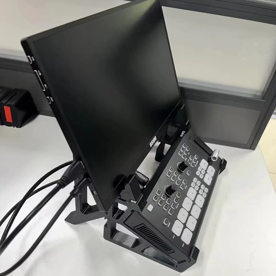 512 Schermo grande da 14 pollici + 5 canali 4 hd mi lan USB Switcher video Mixer registrazione scheda SD Streaming Osee GoStream Deck