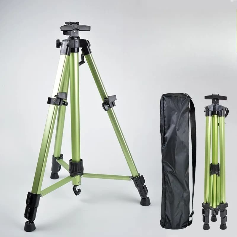 Aluminum Alloy Easel Foldable and Telescopic Portable Tripod Easel for Art Students Iron Hand-crank Sketch Board Stand