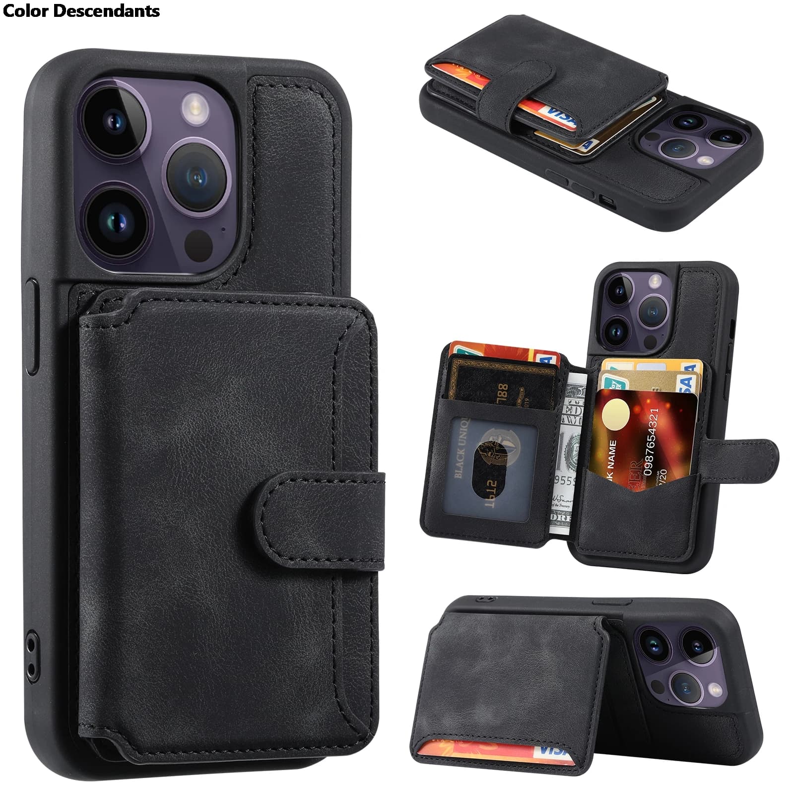 Pixel7 Pixel 6A 7A 8 Pro Slot per schede in pelle di lusso Blocco RFID Custodia per Google Pixel 7 Pro Cover posteriore Pixel 8Pro 6A 7 A Funda Case