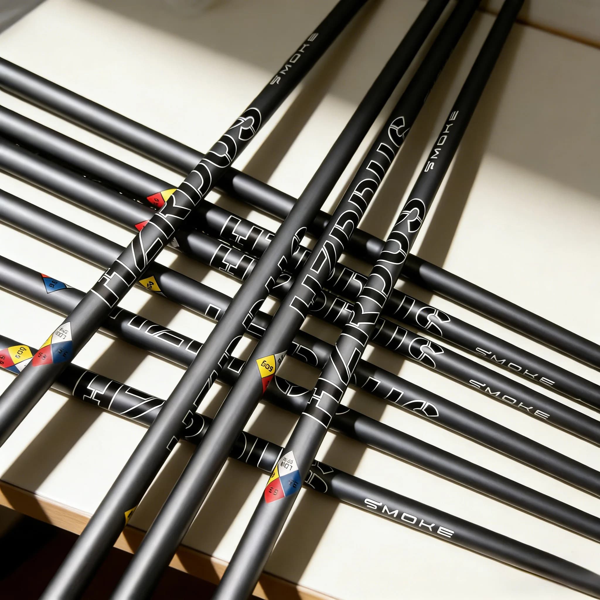 Nuovissimo Asta per Mazza da Golf Smoke, con Durezza Opzionale 5.5/6.5, Progettata per Alta Elasticità e Facile Sollevamento della Palla, Adatta per Allenamento e Competizione.