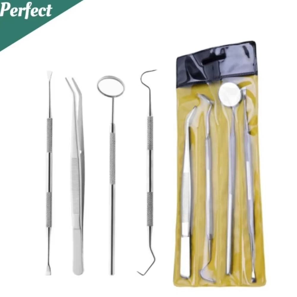 5/4/3 pcs dental instruments set for oral hygiene endoscope probe teeth removal endoscope teeth whitening in stainless steel
