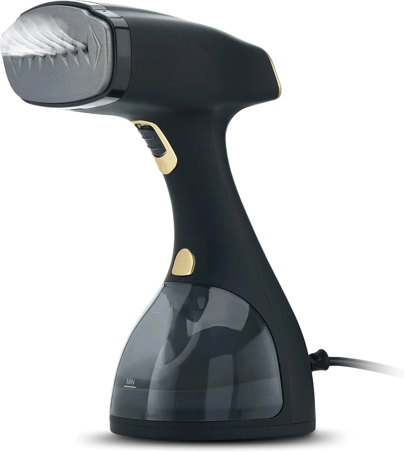 Stiratore a Vapore per Vestiti, LX15003 Ferro da Stiro Portatile a Vapore per Tessuti e Indumenti con Rimuovi Pelucchi