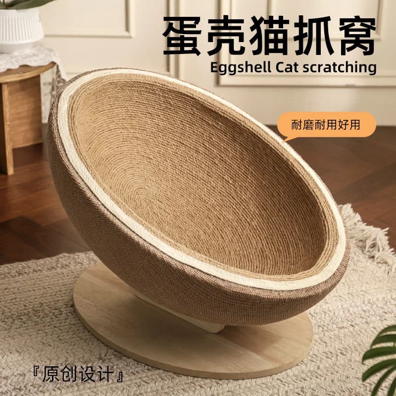 tiragraffi lettiera integrata resistente all'usura senza chip verticale grande tiragraffi in sisal tagliere per gatti su