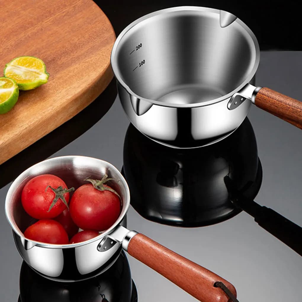 500 ml Korean pan for instant noodle pot to melt butter mini cooking pan soup and heat