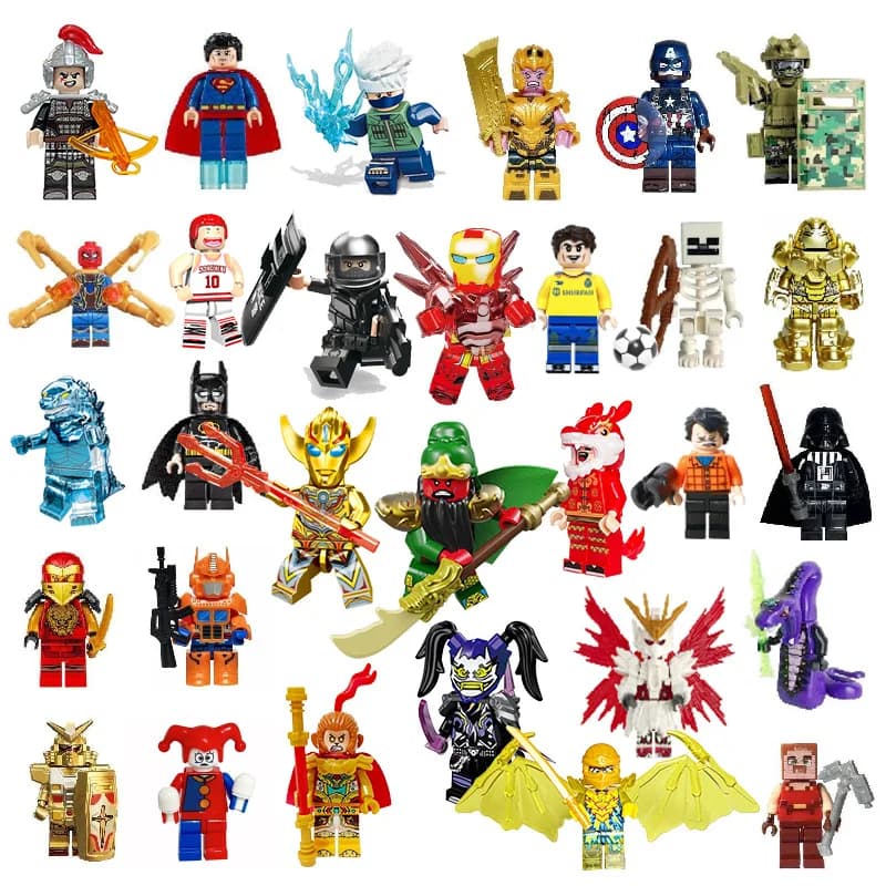 Figure assemblare giocattoli Creeper per bambini Giocattoli educativi Building block regalo di compleanno