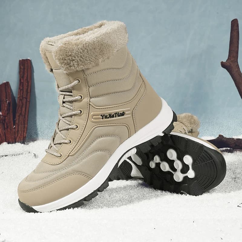 Scarpe da arrampicata ed escursionismo Stivali tattici da uomo invernali Deserto militare Peluche Caccia Donne calde Suole spesse antiscivolo Unisex addensate