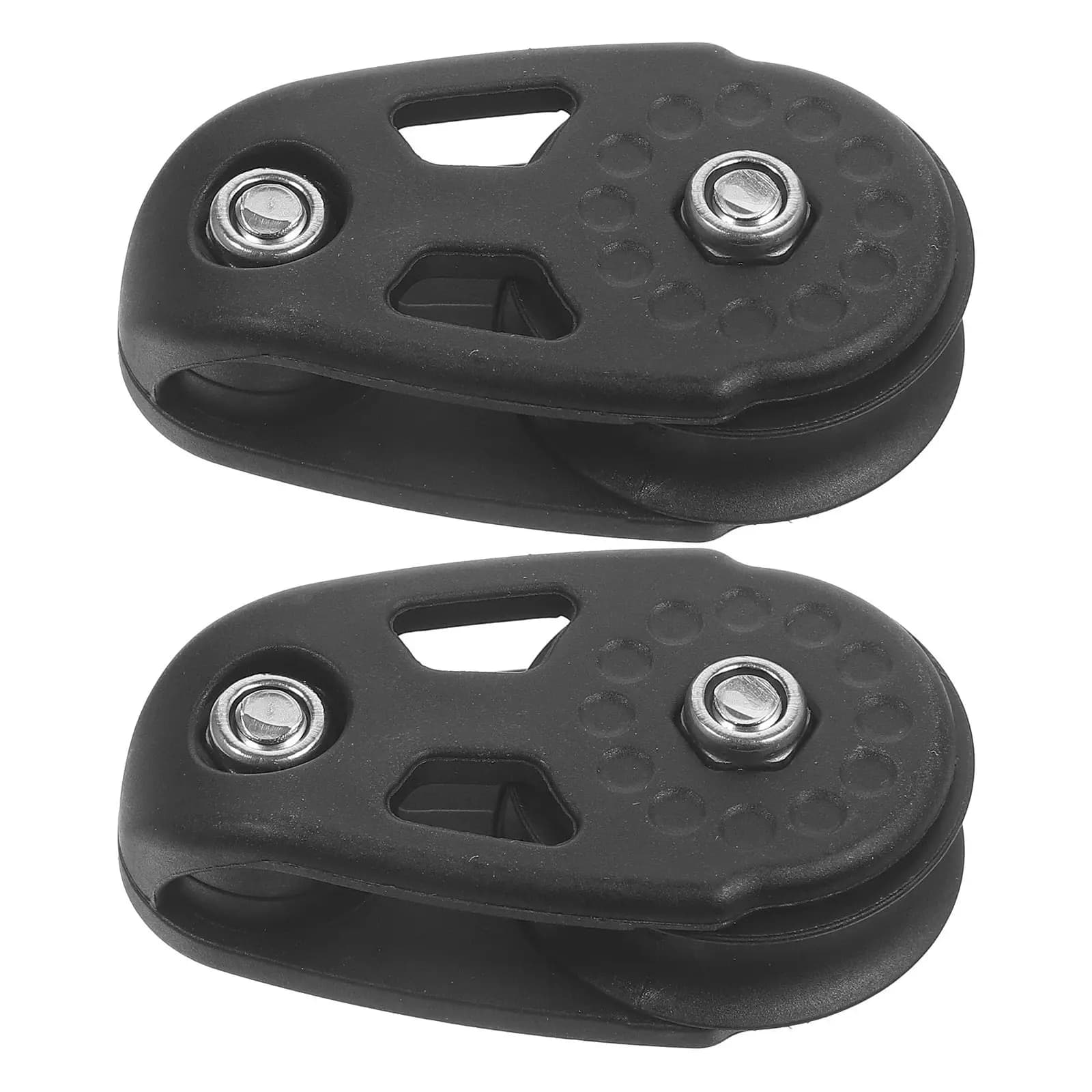 Kit di 2 Pulegge per Ancoraggio Kayak in Nylon, Puleggia a Gola Singola Leggera, Accessorio Nautico per Ancoraggio Stabile di Barche a Vela