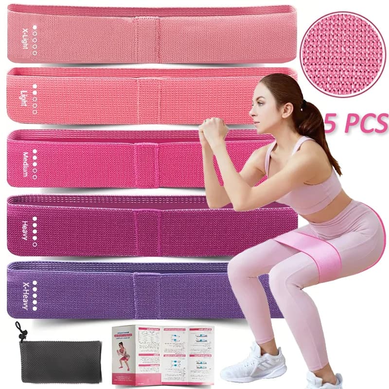 Fitness Elastic Resistance Faxes Home Training Yoga Stretching Pilates Crossfit Exercise Gym Equipment