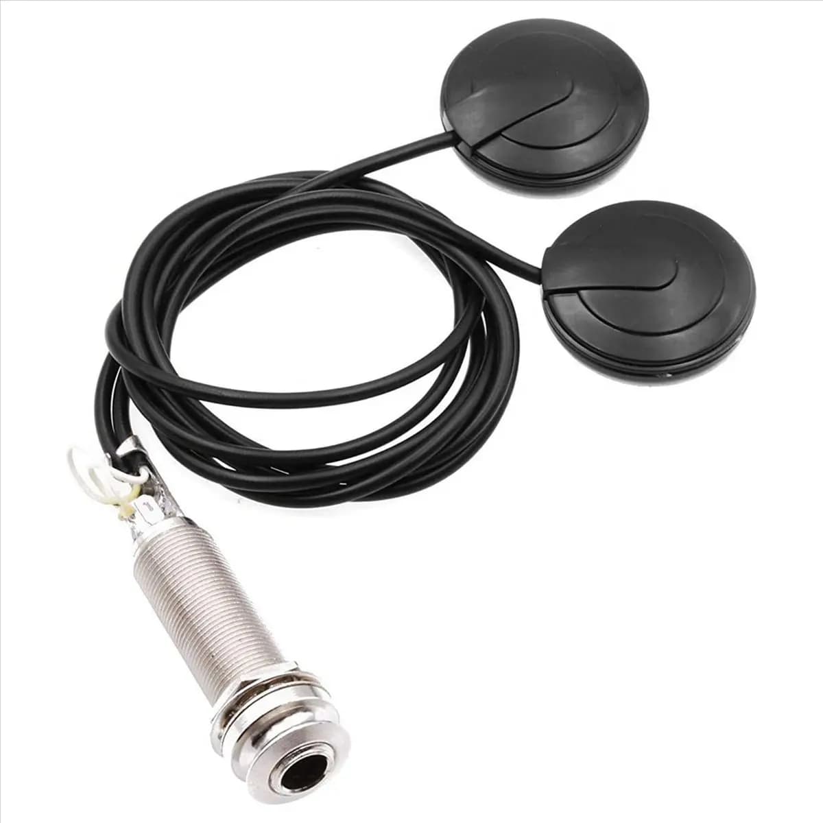 TUREBG 2X Pickup per Chitarra Acustica ed Elettrica, Trasduttore Piezoelettrico, Microfono a Contatto per Chitarra, Violino, Ukulele, Mandolino, Banjo, Violoncello