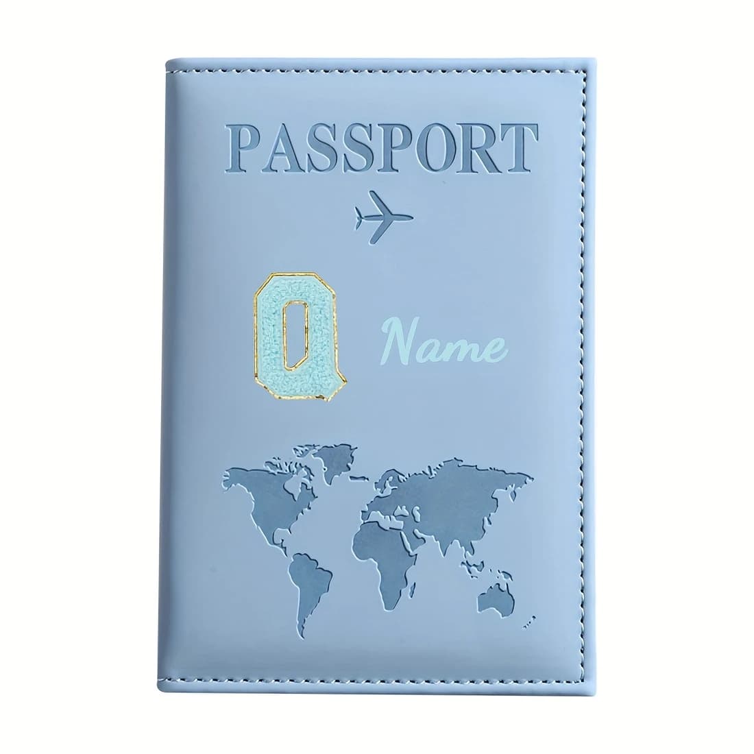 Personalized Passport Holder, Customizable with A-Z Letters And Names, Is an Essential Item for Traveling Abroad Or on Business