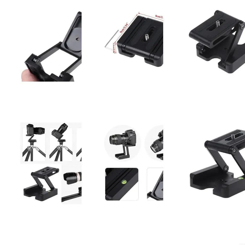 193A Portable Z-Type Camera Folding Tripod Pan Tilt Ball for Head Desktop Stand Holde